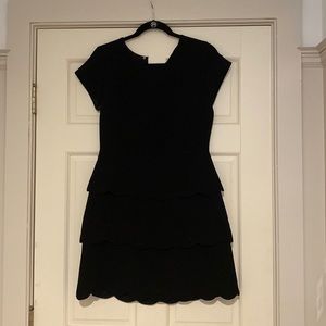Club Monaco black tiered dress